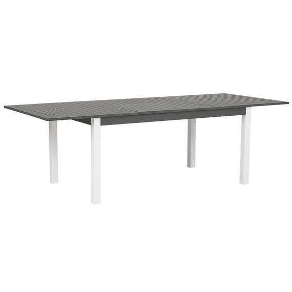 PANCOLE kihúzható szürke alumínium étkezőasztal 168/248 x 100 cm 33383 B