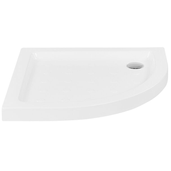 SIUNA félkör alakú fehér zuhanytálca 90 x 90 x 7 cm 15980 B