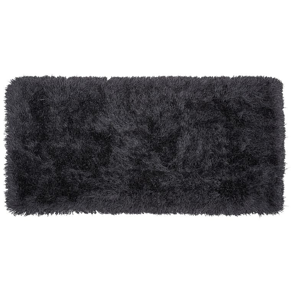 CIDE Shaggy fekete szövet szőnyeg  80x150 cm