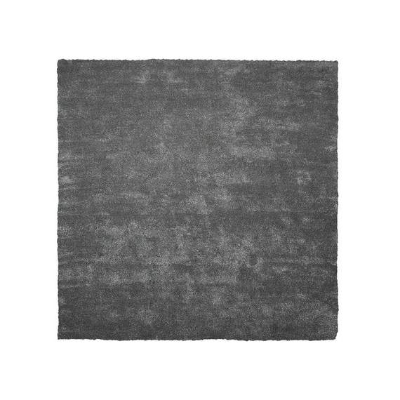 DEMRE Sötétszürke shaggy szőnyeg 200x200 cm