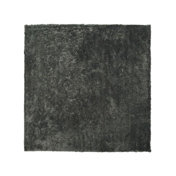 EVREN Hosszú szőrű sötétszürke szőnyeg 200x200 cm
