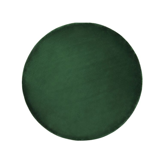 GESI II Kerek sötétzöld viszkóz szőnyeg 140 cm 16992 B