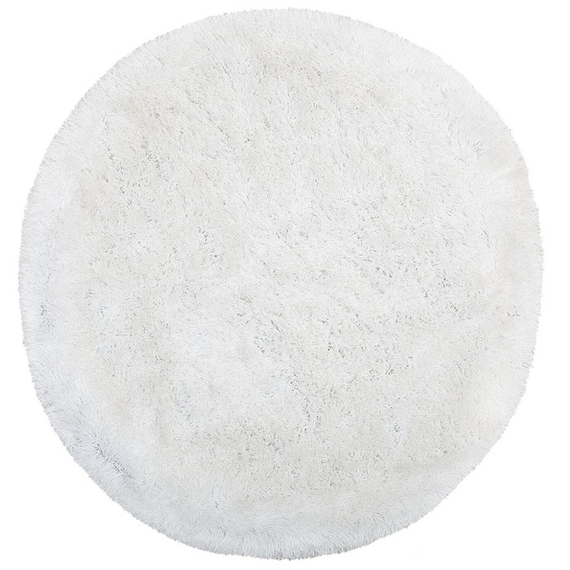 CIDE fehér hosszú szálú szőnyeg ⌀ 140 cm 15148 B