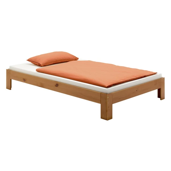 THOMAS 100 x 200 fenyő futon heverő ágykeret (pezsgő) 72813