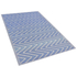Kép 3/6 -  BALOTRA kék-fehér mintás kültéri szőnyeg 120 x 180 cm 21170 B