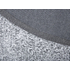 Kép 2/3 - DEMRE Kör alakú szürke shaggy szőnyeg 140 cm