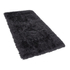 Kép 2/4 - CIDE Shaggy fekete szövet szőnyeg  80x150 cm