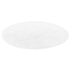 Kép 2/4 - DEMRE Kerek fehér shaggy szőnyeg 140 cm