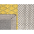 Kép 3/4 - AKKAYA Szürke és sárga szőtt szőnyeg 80x150 cm