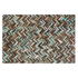 Kép 1/4 - AMASYA Barna patchwork bőrszőnyeg 160x230 cm