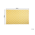 Kép 7/9 - AKSU kétoldalas sárga szőnyeg 140 x 200 cm 5988 B