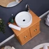 COLMAR 2 ajtós mosdó szekrény-komód (bio olaj) 80358