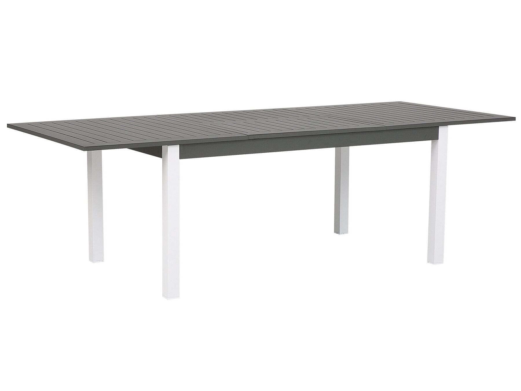 PANCOLE kihúzható szürke alumínium étkezőasztal 168/248 x 100 cm 33383 B