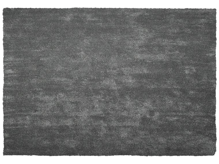 DEMRE Sötétszürke hosszú szálú szőnyeg 160 x 230 cm